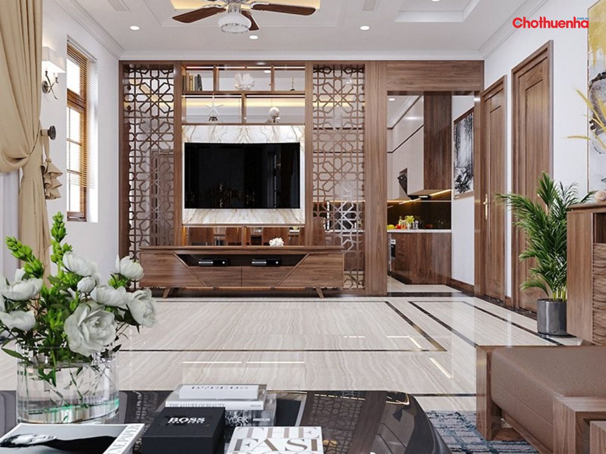 Đặt vách ngăn giữa hai cửa 