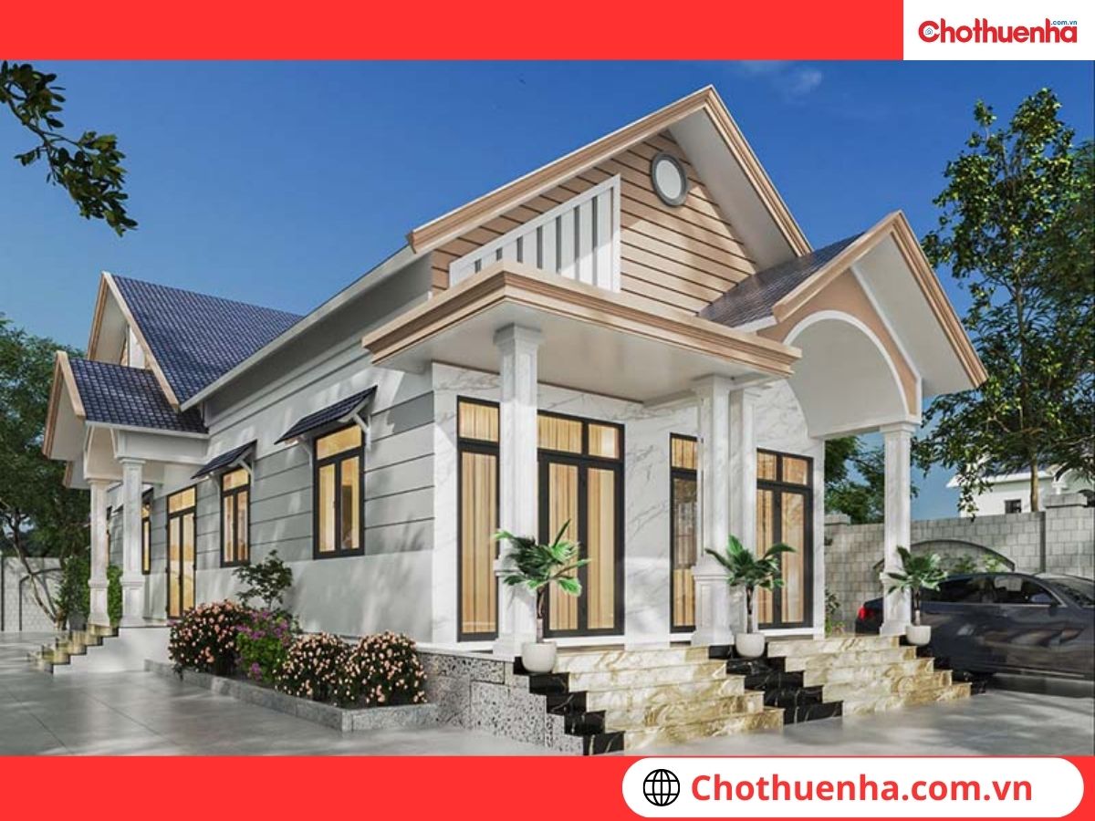 Hai cửa nhà đối diện nhau 