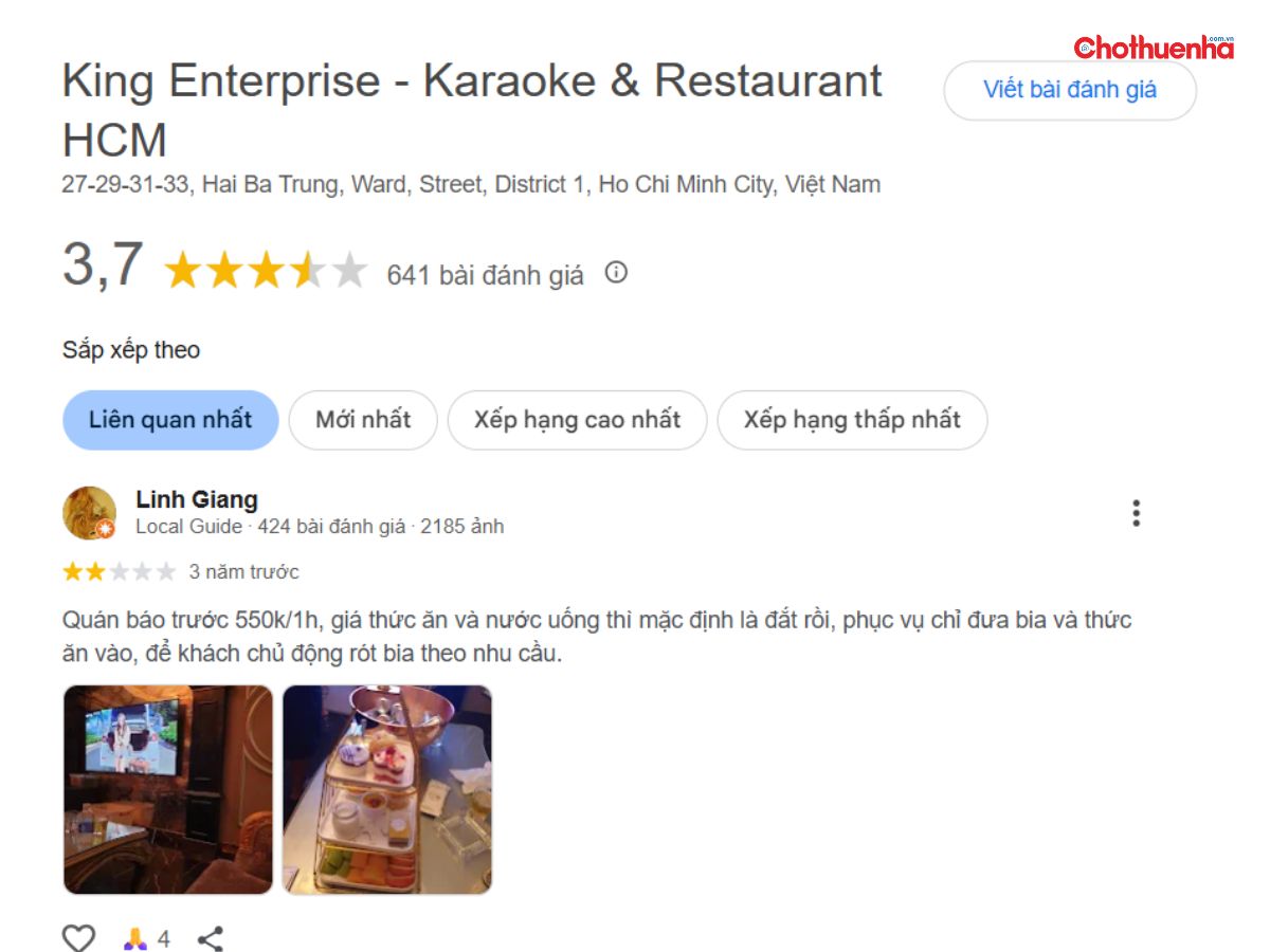 Đánh giá thực tế về King Enterprise