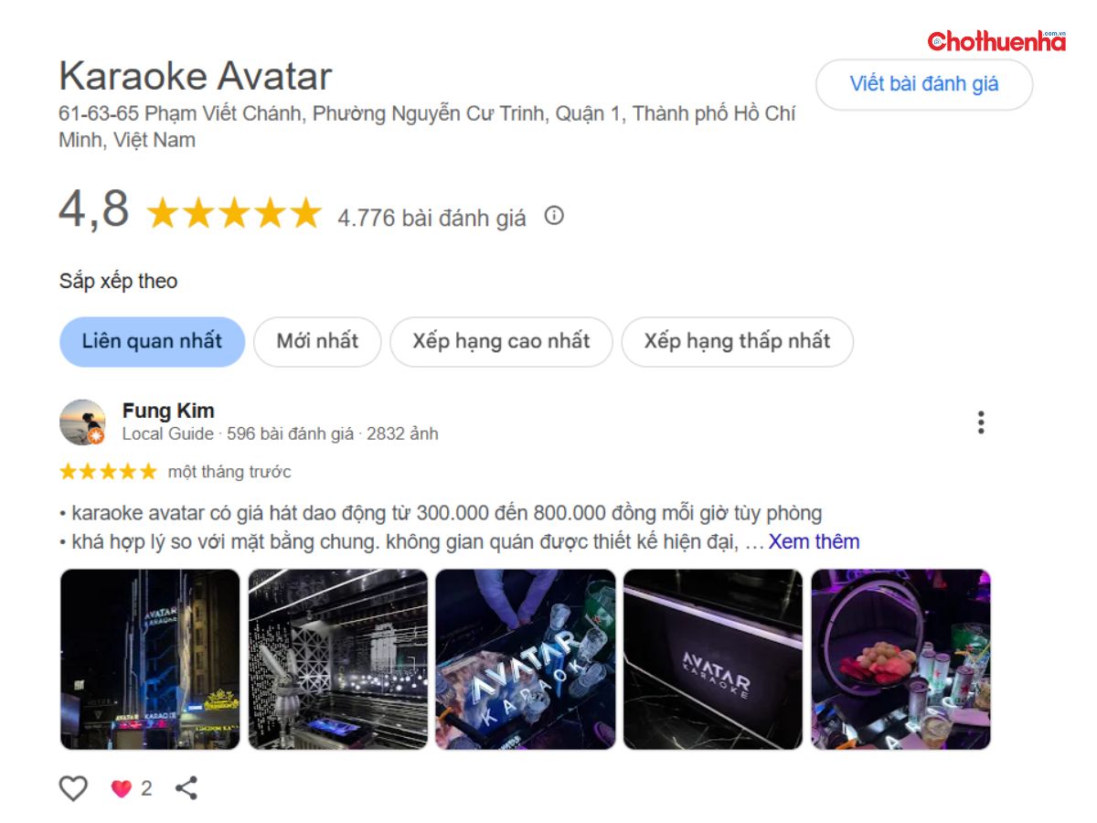 Đánh giá về Karaoke Avatar