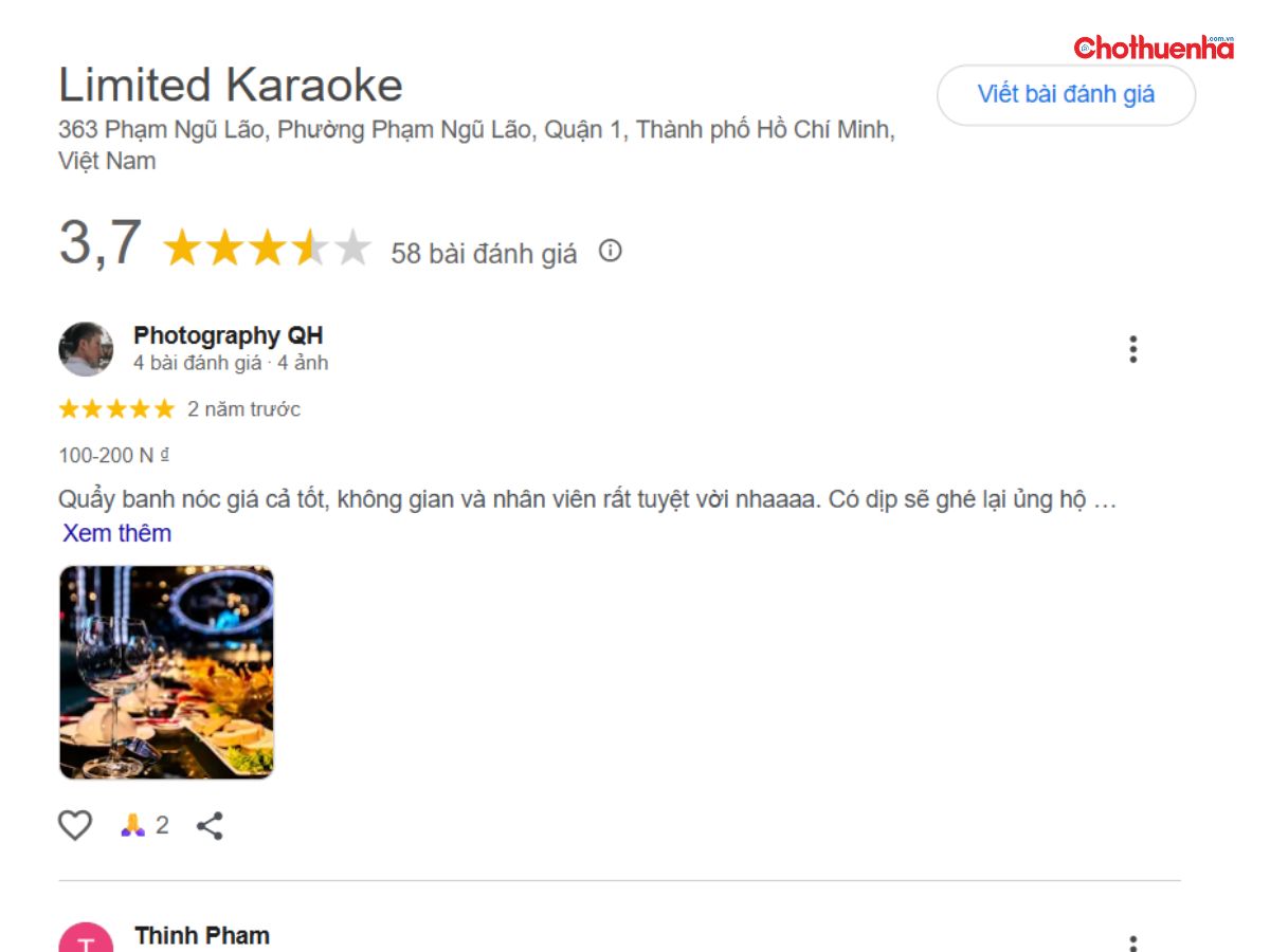 Đánh giá thực tế về Limited Karaoke