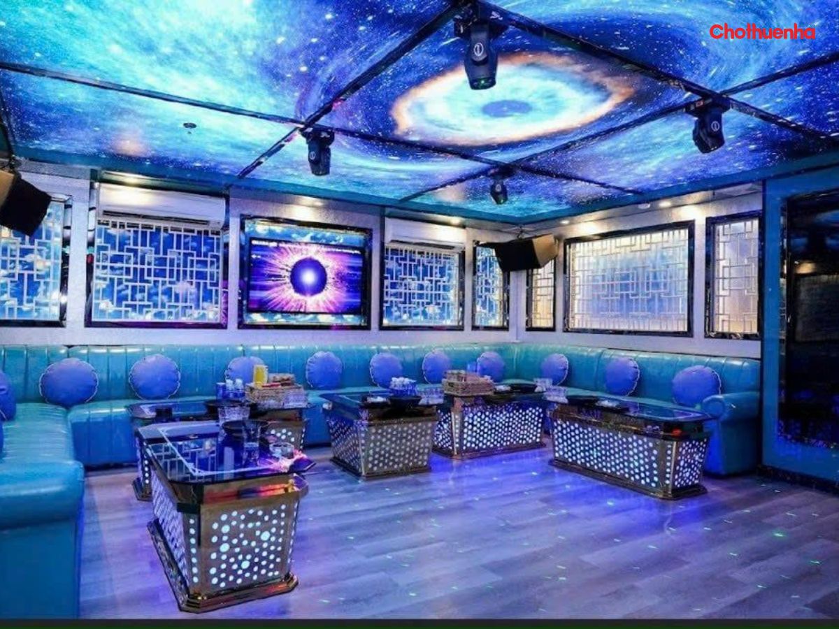 Karaoke Lucky quận 3 được thiết kế không gian hiện đại