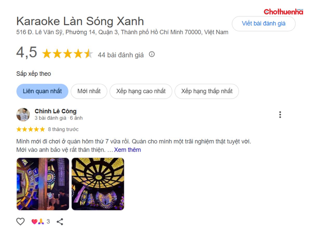 Đánh giá thực tế về Karaoke Làn Sóng Xanh