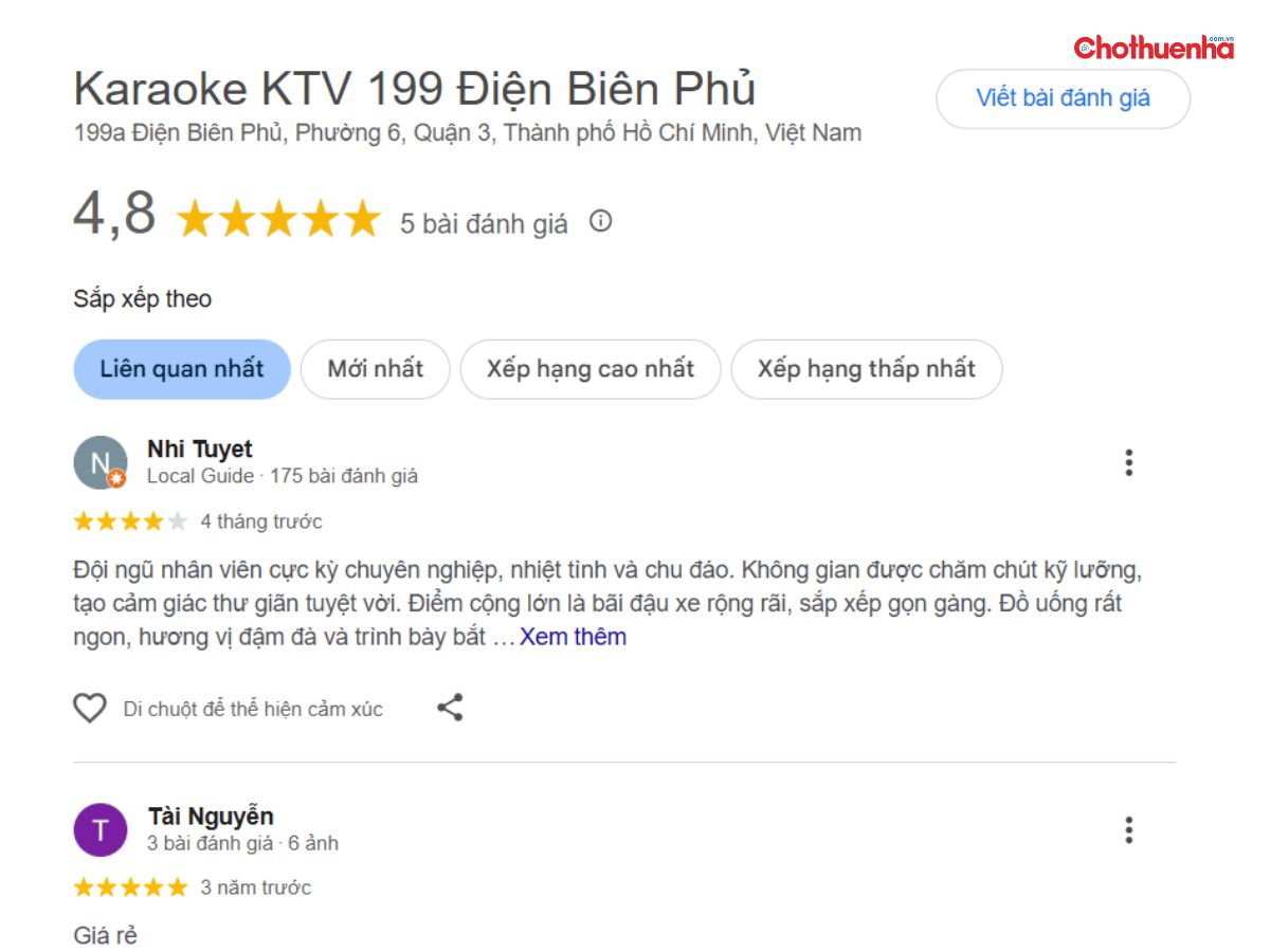 Đánh giá về Karaoke KTV