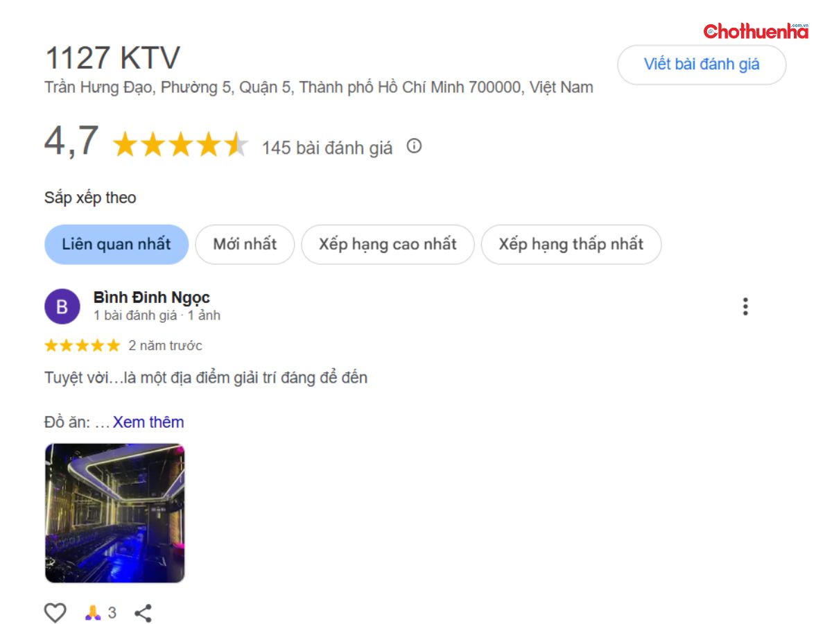 Đánh giá về 1127 KTV 