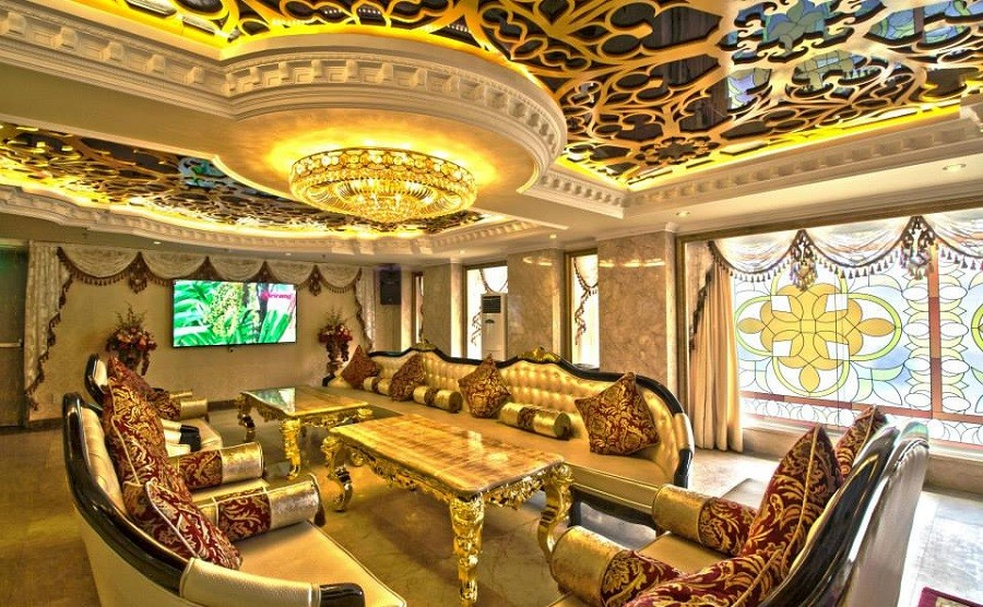 Phòng VIP tại karaoke 123 Vip với ánh sáng và không gian hoàn tráng