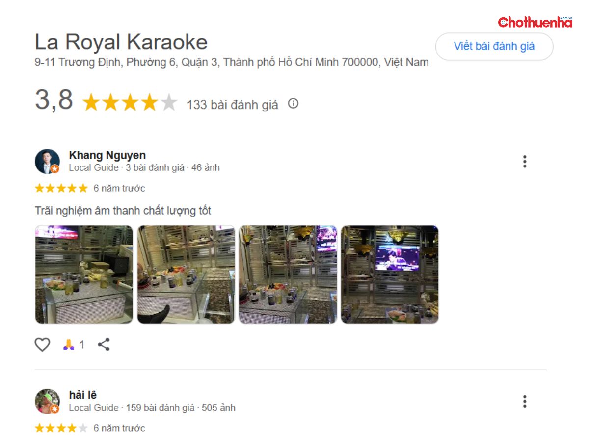Đánh giá về La Royal Karaoke