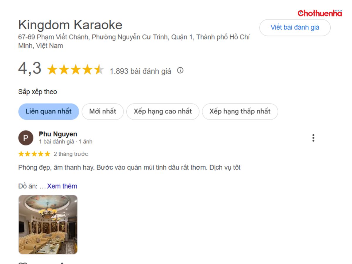 Đánh giá thực tế về Kingdom Karaoke