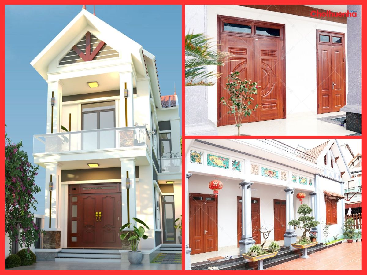Nhà có 2 cửa chính 