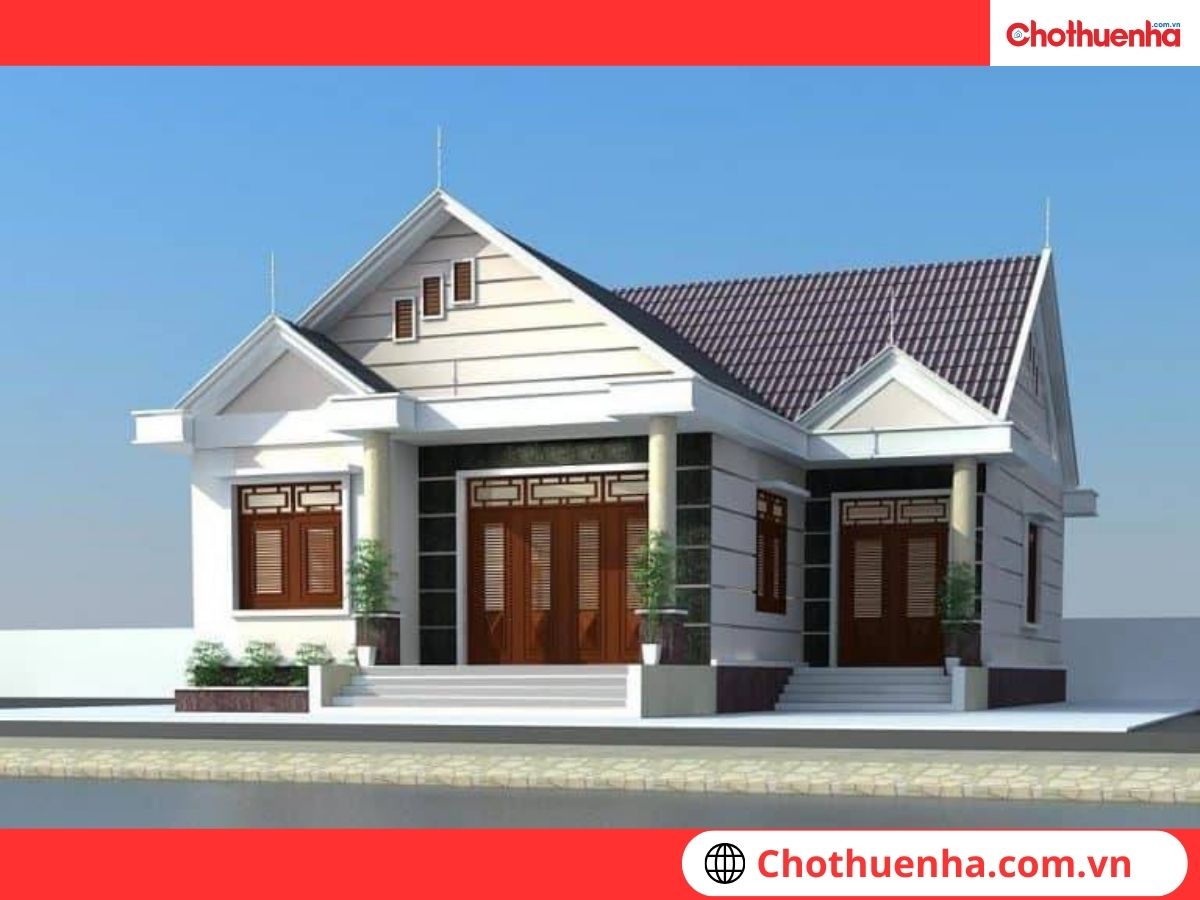  nhà có 2 cửa chính trong kiến trúc 