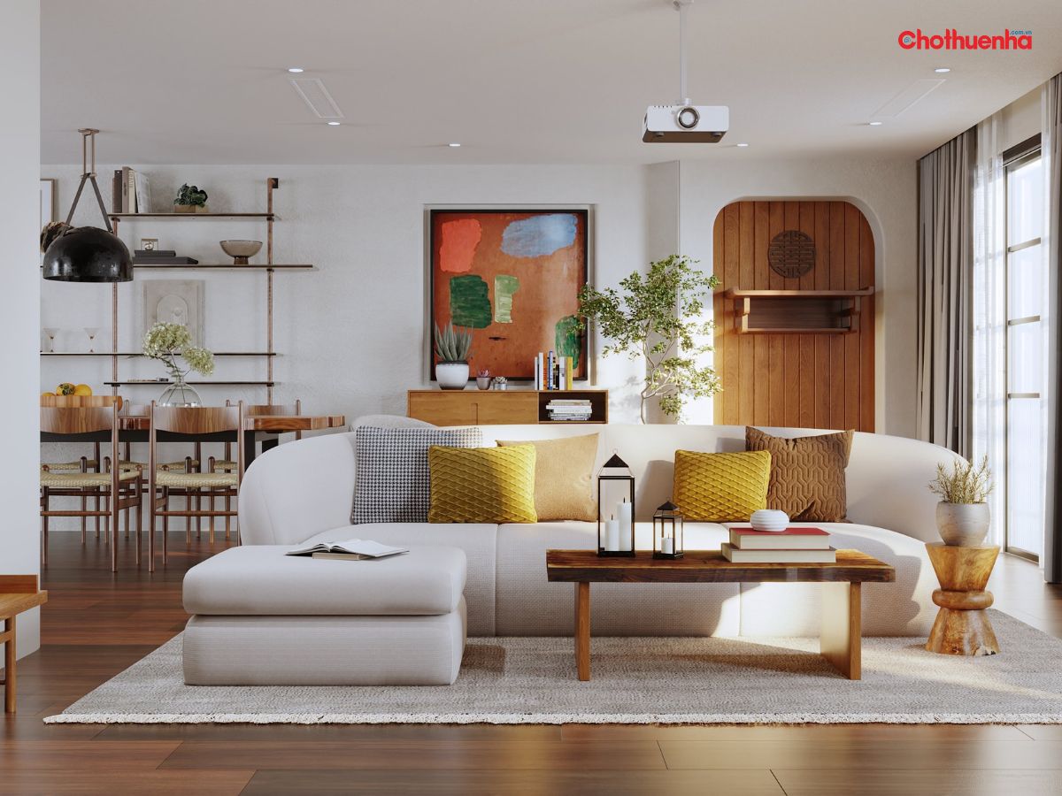 Bố trí nội thất hợp lý để dẫn khí vào trong