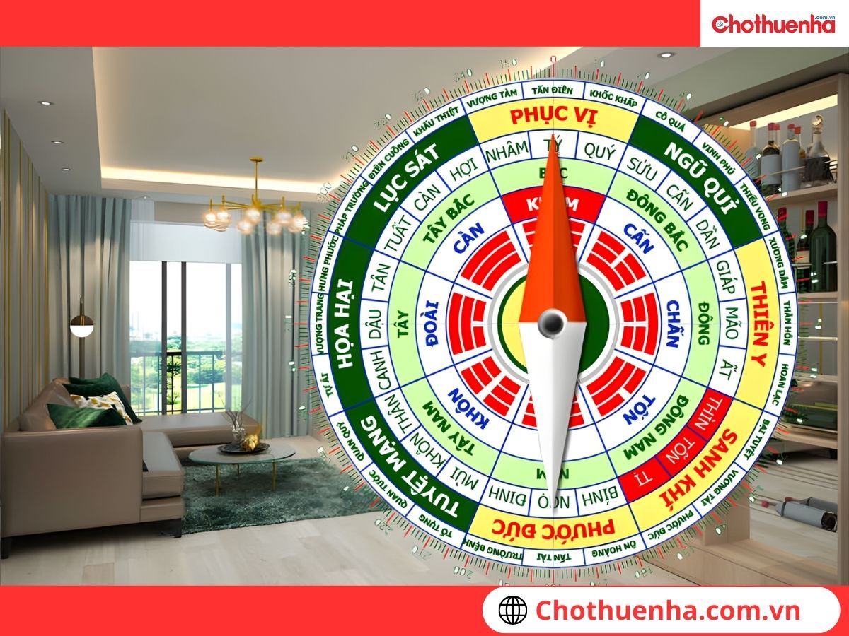 Hướng Nam và Đông Nam là các hướng được ưu tiên 