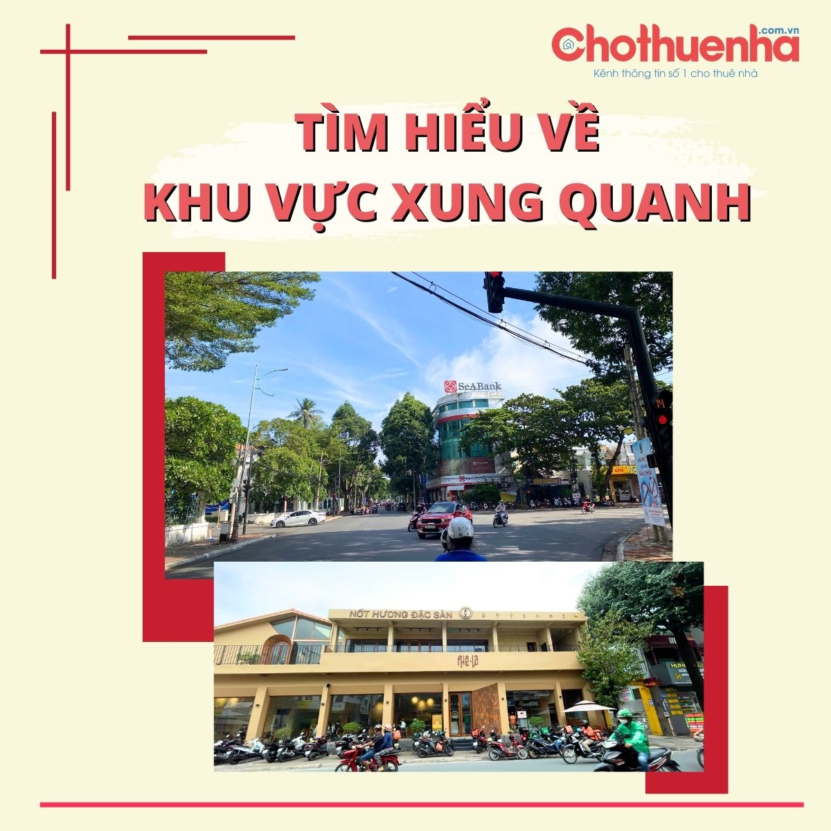 tìm hiểu kỹ khu vực xung quanh khu đất 
