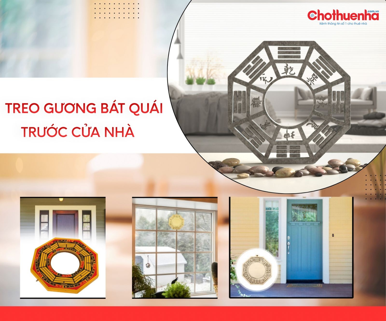 Gương bát quái giúp phá giải tà khí