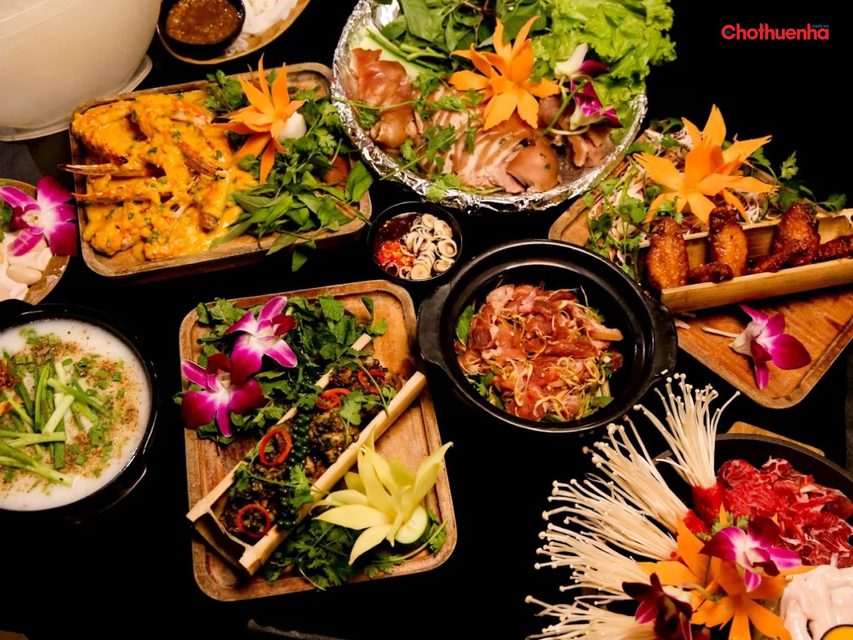 Đa dạng món ăn tại quán 
