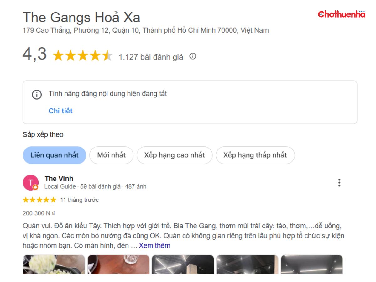 Đánh giá về The Gangs