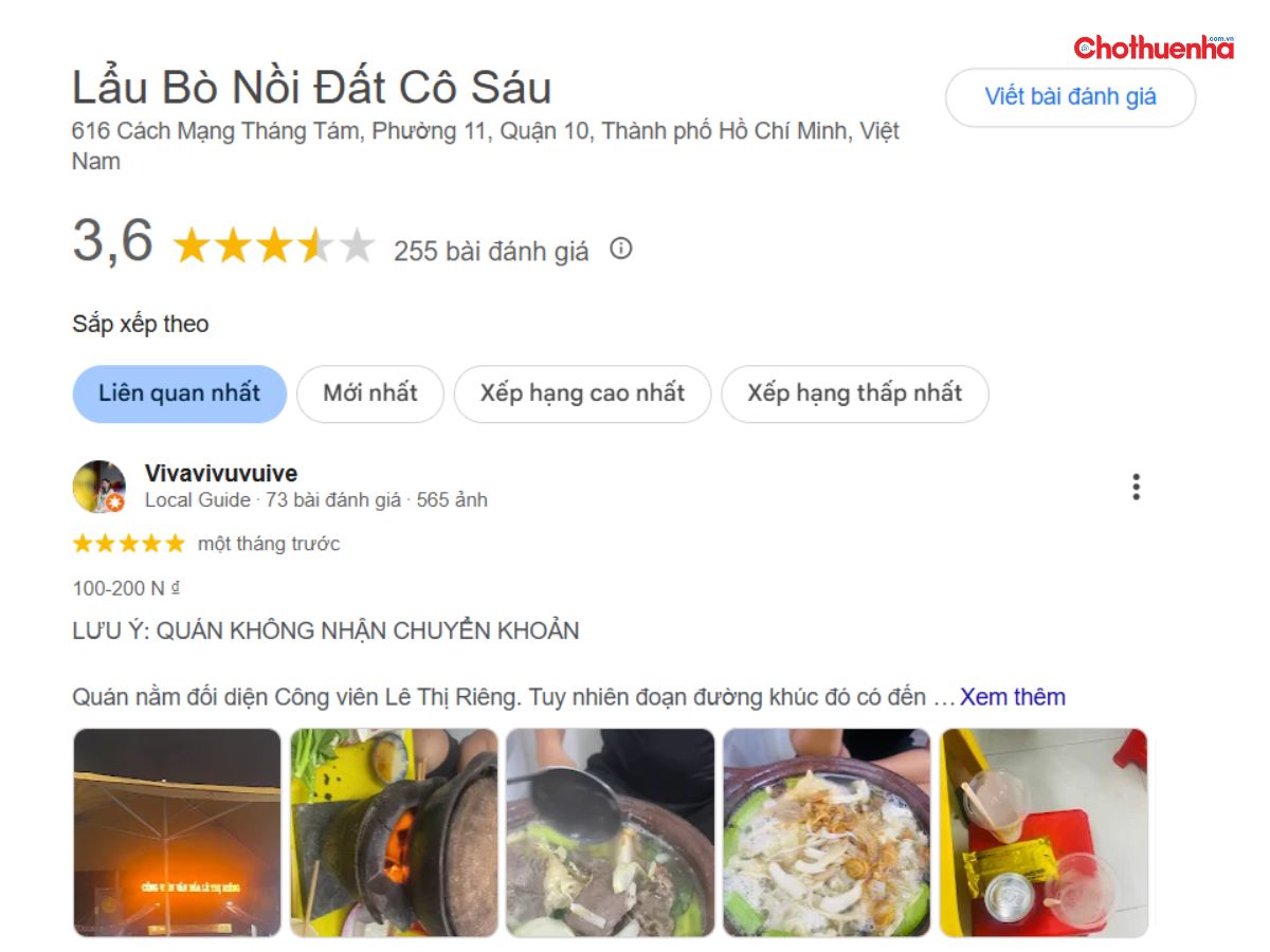 Đánh giá thực tế về Lẩu Bò Hẻm 616