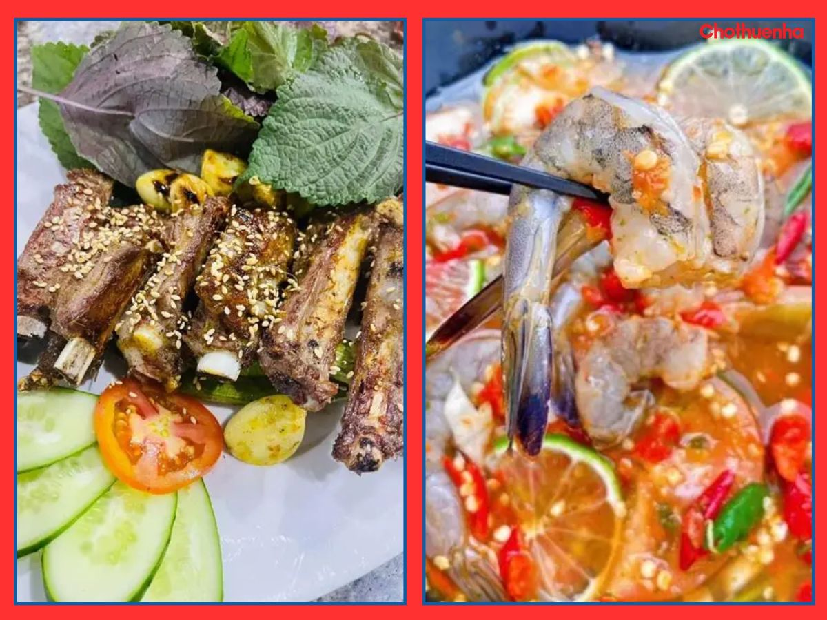 Món ăn đặc sắc tại Vườn Dê Vàng Bắc Hải