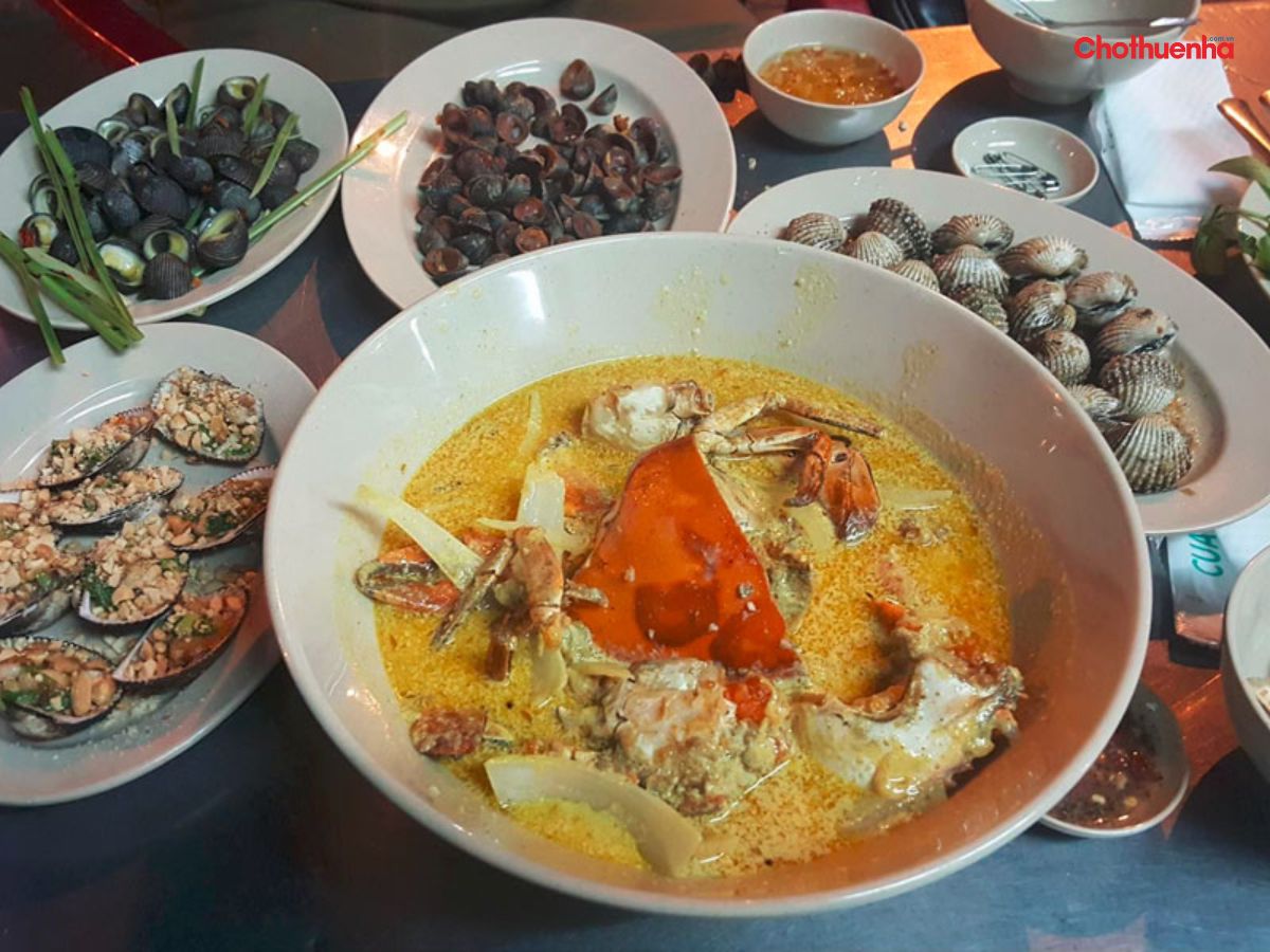 Thực đơn đa dạng từ Quán Hải Sản 63
