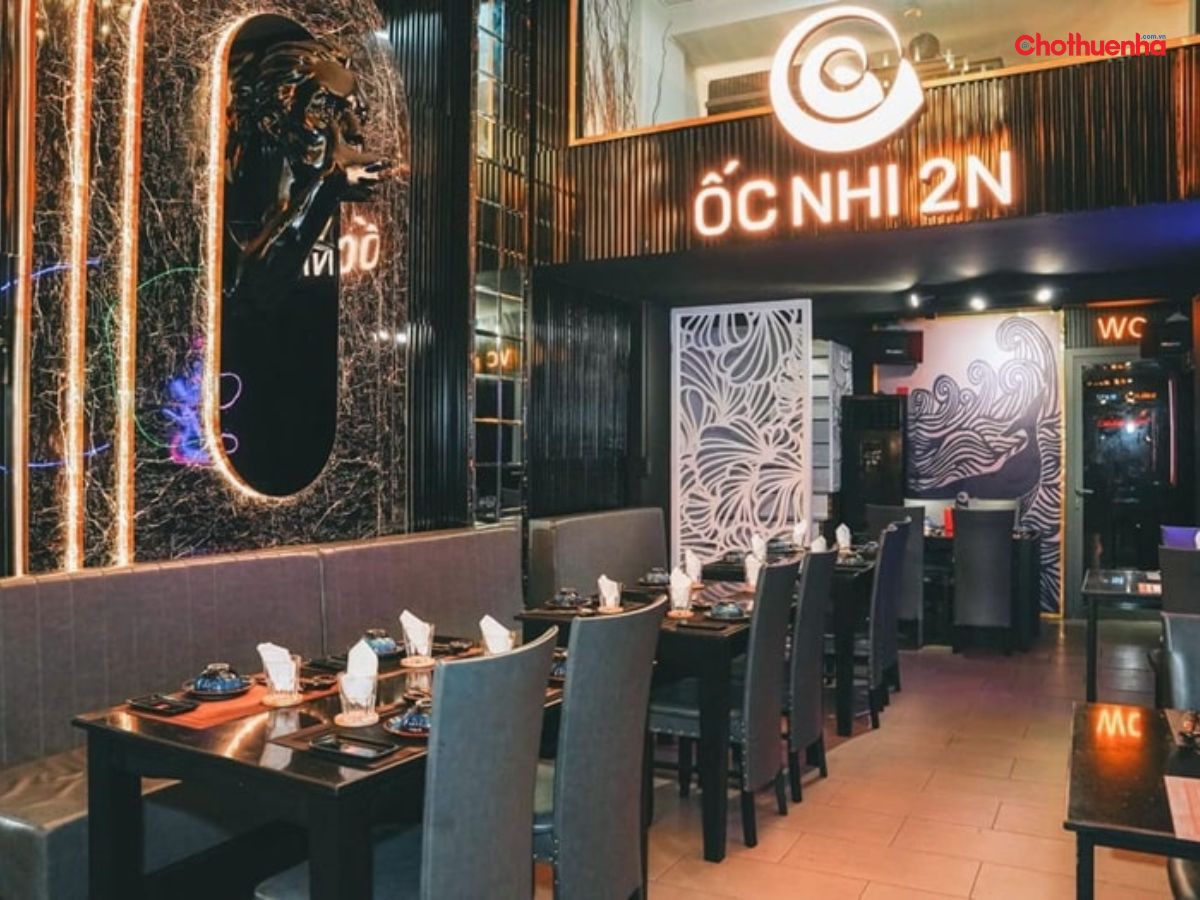 Không gian sang trọng tại Ốc Nhi 2N