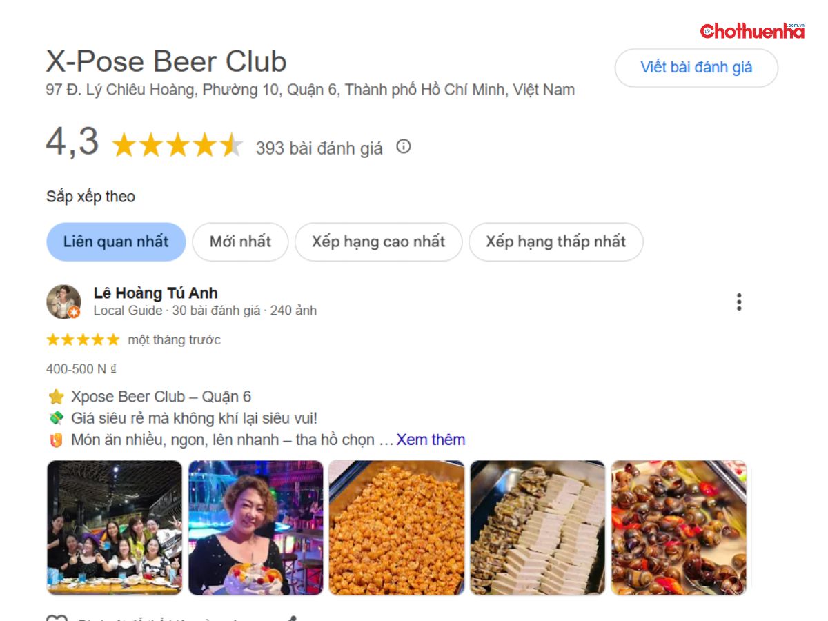 Đánh giá về X Pose Beer Club