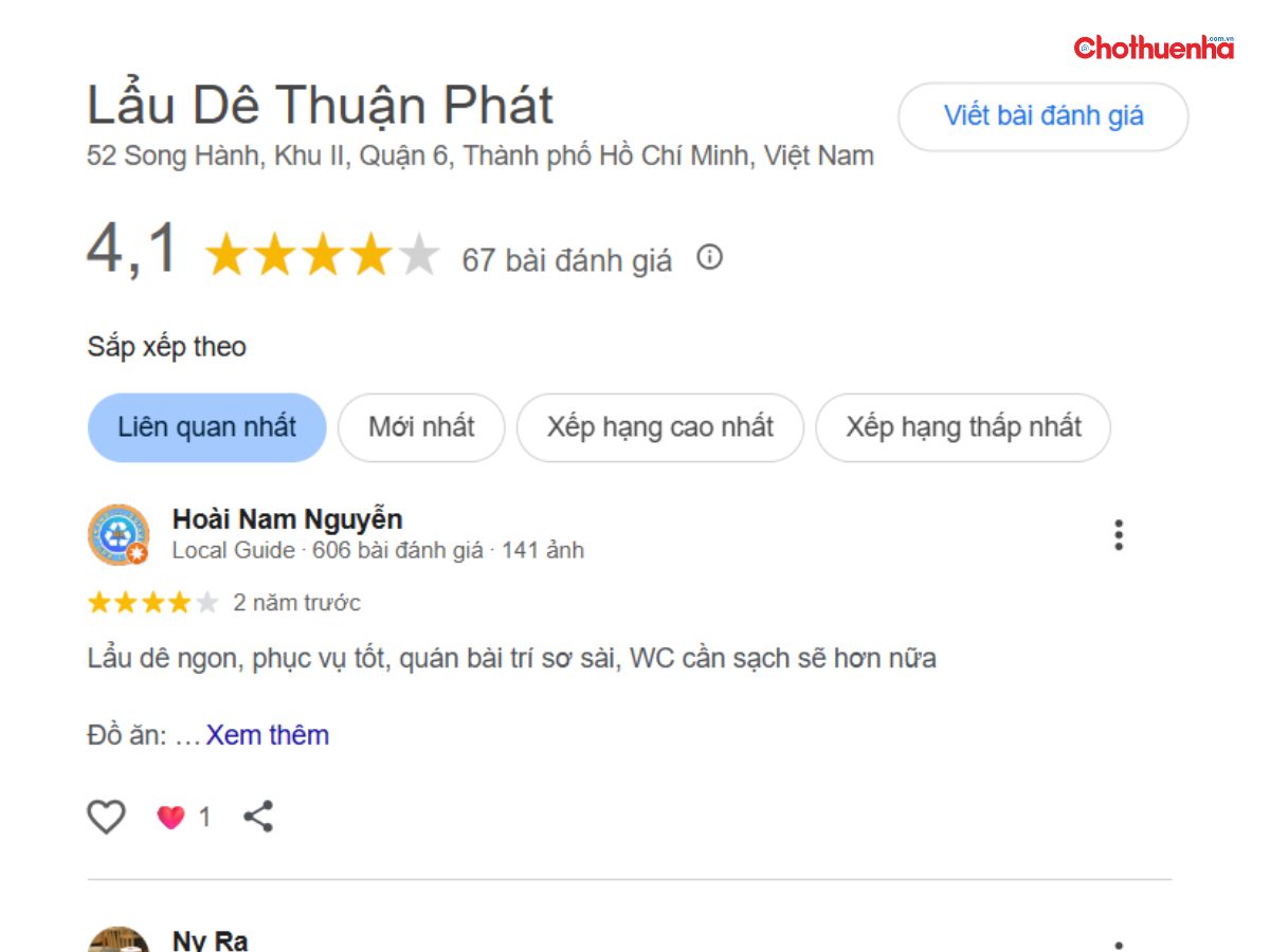 Đánh giá thực tế về Lẩu Dê Thuận Phát