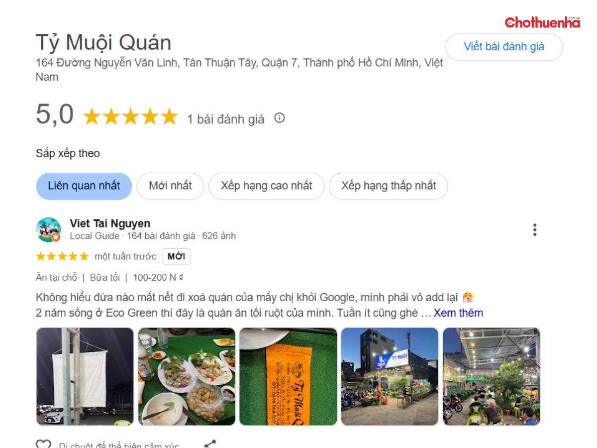 Đánh giá thực tế về Tỷ Muội Quán 