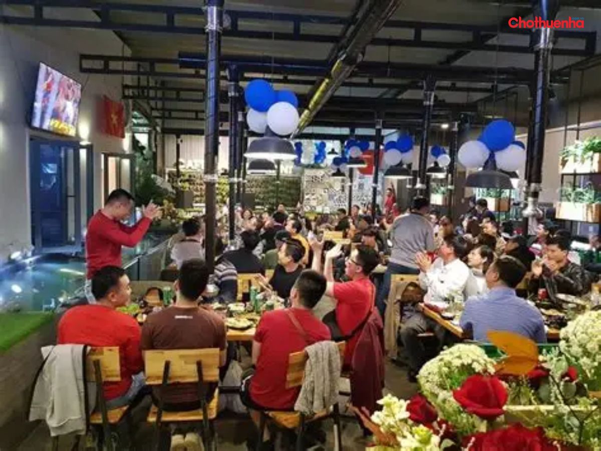 Không gian bên trong tại Khói BBQ