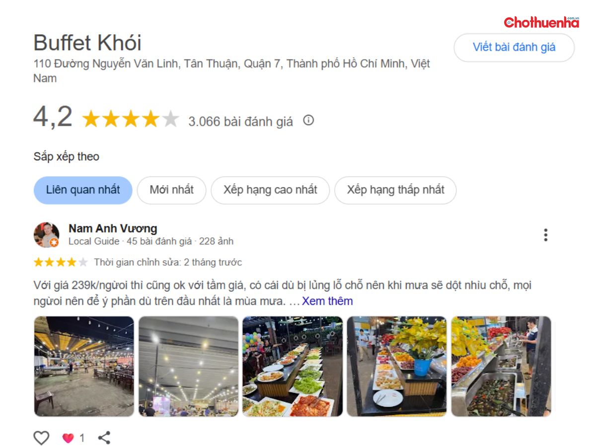 Đánh giá về Khói BBQ