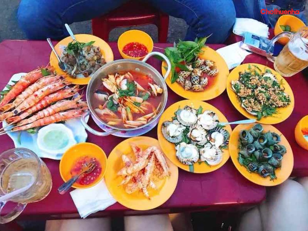 Đa dạng món ăn tại quán 