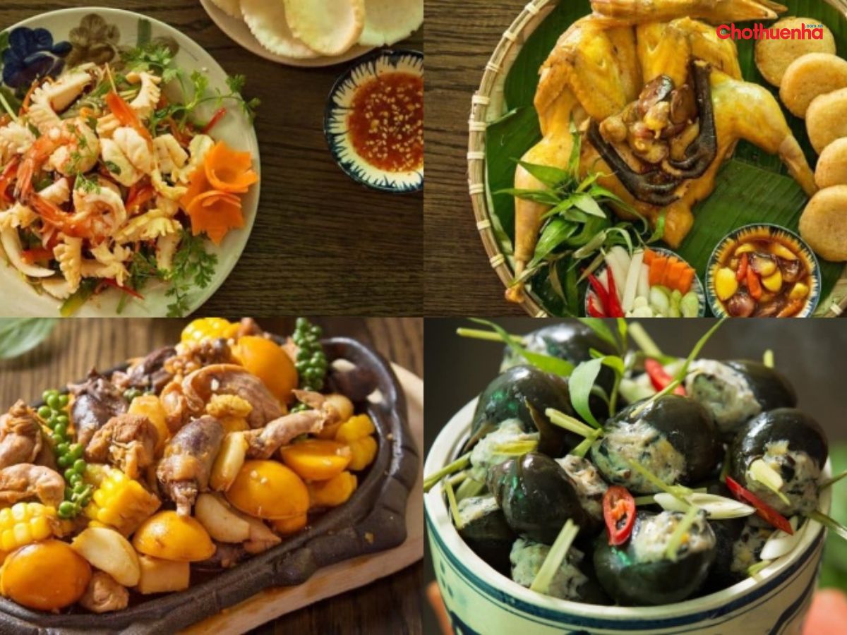 Đa dạng món ăn tại Bếp Nhà 