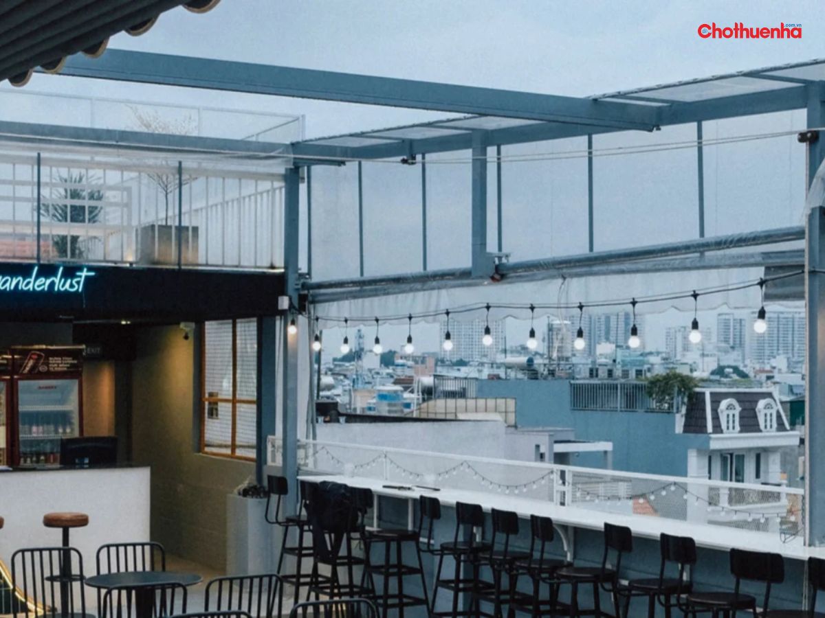 Không gian tại Heli Hup Rooftop