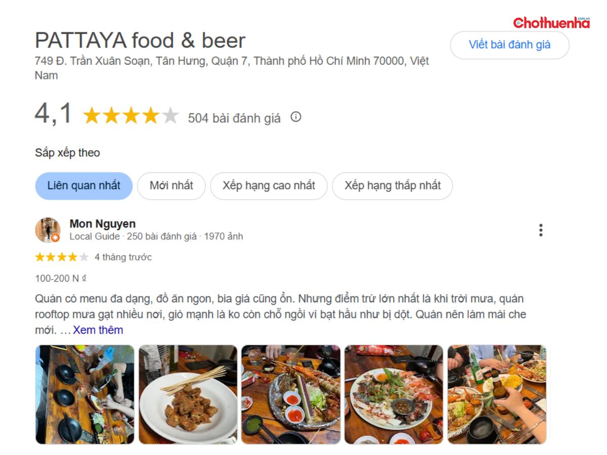 Đánh giá thực tế về Pattaya Rooftop